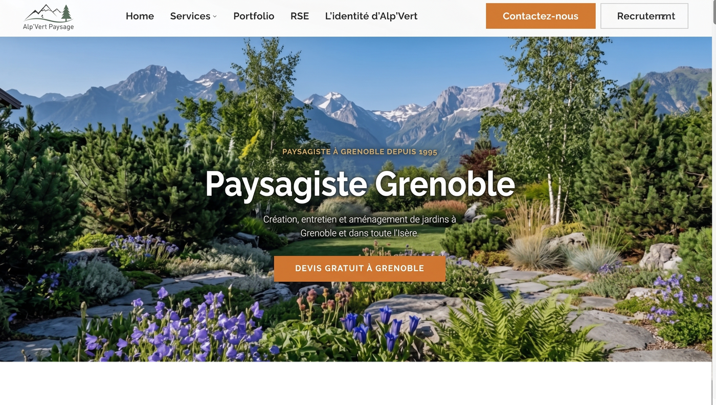 Aménagement paysager Grenoble